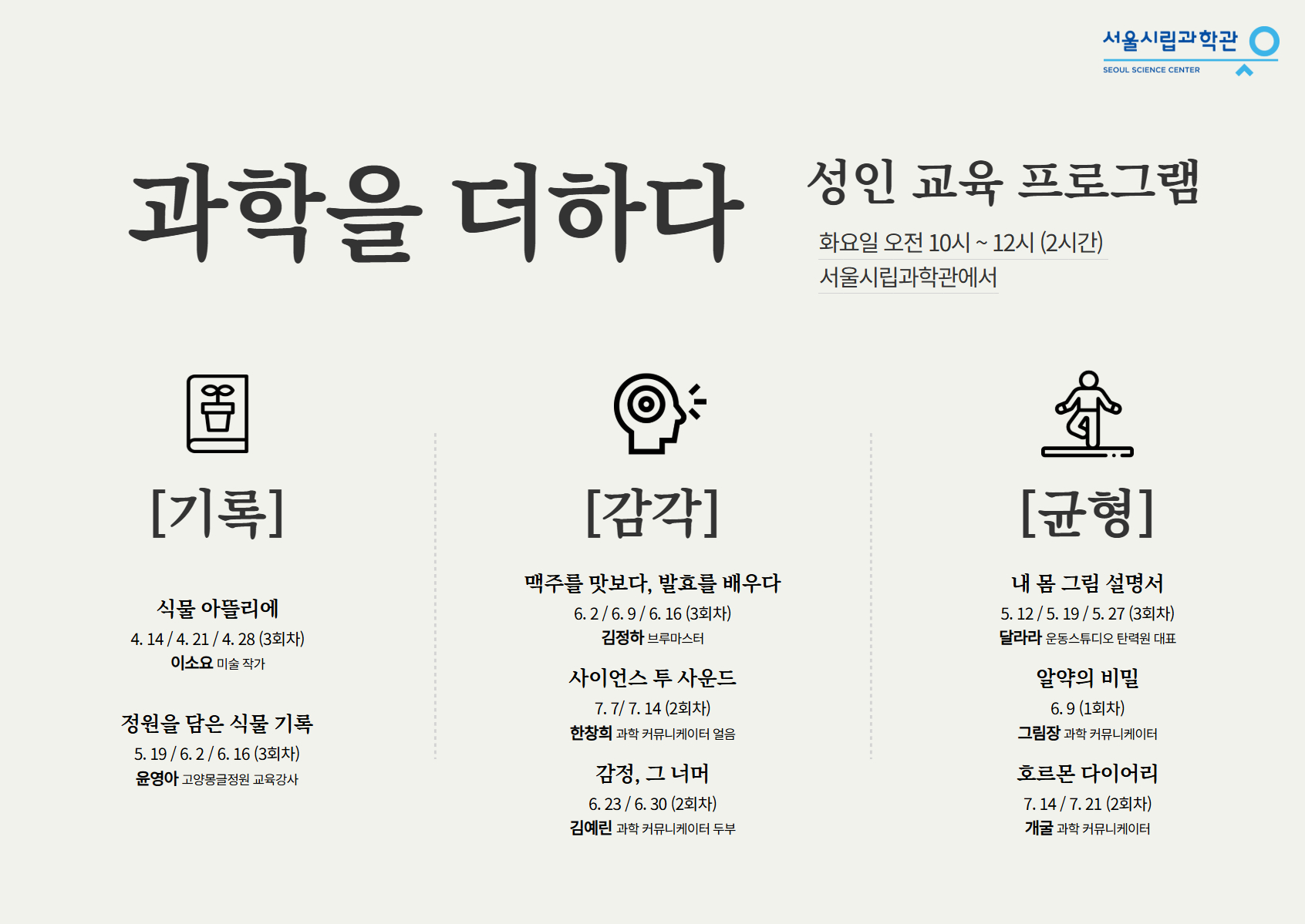 2026 과학관 성인교육 '호르몬 다이어리'_2번째 이미지